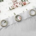 thumbnail image 4 of Manfei Santa Claus Christmas Black Out Curtains for Child, Pink Rose Flower Curtains Pack of 2 (42x63 Each), Princess Castle Bedroom Curtains, Window Curtains Home Decor, 4 of 6