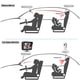 thumbnail image 4 of Monitor de bebé para coche de 4,3 pulgadas, gran angular, visión nocturna por infrarrojos, ayuda de seguridad para la conducción confiable, monitor de plástico, 4 of 6