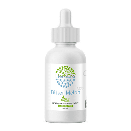Herbal Cucumber - Bitter Melon Alcohol-FREE Herbal Extract Tincture, Super-Concentrated Organic (African Cucumber, Momordica Charantia)