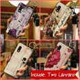 thumbnail image 3 of ABL-Phone Case For Samsung Galaxy Xcover Pro, Back Cover Silicone Dirt-resistant Kickstand Anti-knock Ring Waterproof Protective Lanyard Flower Anti-dust Soft case Fashion Design Durable, 3 of 8
