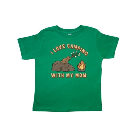 

Inktastic I Love Camping with My Mom Gift Toddler Boy or Toddler Girl T-Shirt