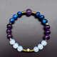 thumbnail image 3 of Pulsera empoderante de amatista y ópalo, joya hecha a mano con cuentas de cristal de piedra natural para mujer, para uso diario, accesorio boho de moda, 3 of 6