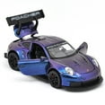 thumbnail image 4 of 1:32 Scale Porsche 911 GT3RS Alloy Die-Cast Metal Car Model with Sound, Lights, and Recoil Function - Kids' Toy Car Collection, Boy's Birthday Gift, 4 of 6