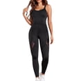 thumbnail image 1 of TRKIYQC Mono de entrenamiento para mujer, mono de yoga sin mangas con retazos de malla transparente, pantalones ajustados para deportes, gimnasio y Fitness TRKIYQC moda, 1 of 7