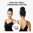 thumbnail image 4 of Ebo Instant Pony Synthetic Heat Resistant Draw String Ponytail Afro Puff Small ( SM2/BG Dark Brown / Burgurndy ), 4 of 6