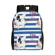 thumbnail image 1 of Disketp Bulldog Friend Mochila Unisex de Apertura Lateral Completa, Mochila para Laptop para Escuela, Trabajo y Viajes, 1 of 8