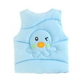 thumbnail image 4 of IROINNID Autumn Winter Baby Boys Girls Warm Cardigan Vest Lightweight Down Cotton Vest, 4 of 4