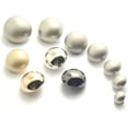 thumbnail image 3 of 5pcs Shank Button for Sewing Accessories DIY Coat Clothes Decoration Metal Mushroom Bald Button for Craft Handmade (Gun Metal, 17mm), 3 of 7