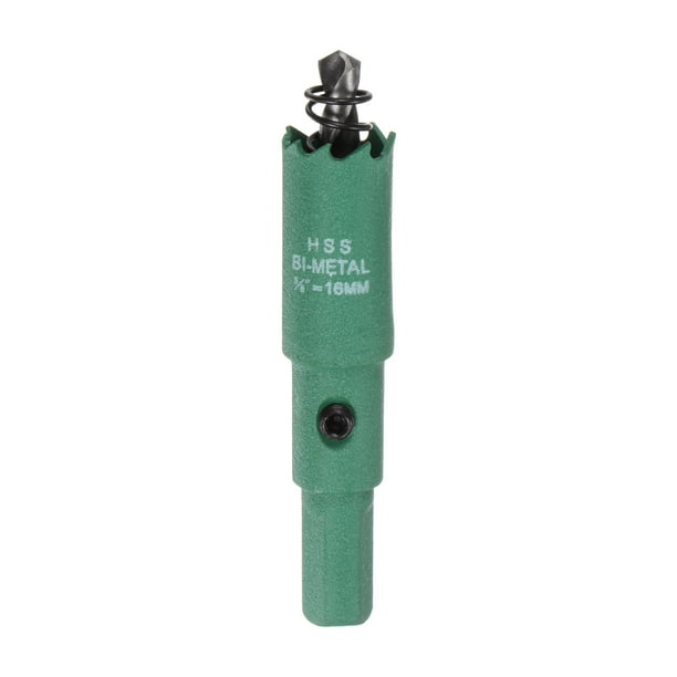 Uxcell sierra de agujero bi-metal HSS (Acero de alta velocidad) para madera, plástico y metal 5/8"