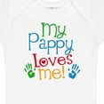 thumbnail image 4 of Inktastic My Pappy Loves Me Boys or Girls Baby Bodysuit, 4 of 5