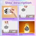 thumbnail image 4 of 16Pcs Fairy Angel Silhouettes Mason Jar Decor Mushroom Laser Cut Cardboard Scrapbook Cutouts Die Cuts PVC, 4 of 6
