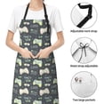 thumbnail image 6 of Uemuo Gamers Pattern Waterproof Apron Adjustable Dishwasher Apron- Apron for Women Men Heavy Duty Work Apron for Dishwashing Chemical Lab, 6 of 9