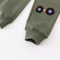 thumbnail image 5 of Byoo Little Boys Graphic Sweatpants Comfortable Sport Drawstring Jogger Pants with Truck Printed Daily Wear Trousers Outdoor,Army Green, 5 of 6