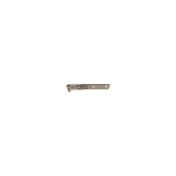 National Hardware N131-102 Strap Hinge, 0.19 in Thick Leaf, Steel, Zinc, 100 lb