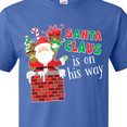 thumbnail image 4 of Inktastic Santa Claus is on His Way Christmas T-Shirt, 4 of 5