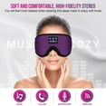 thumbnail image 2 of MUSICOZY - 3D Bluetooth 5.4 Sleep Headphones, Headband Sleep Headphones for Side Sleepers, Breathable Wireless Eye Mask, for Women and Men, Travel, 2 of 11