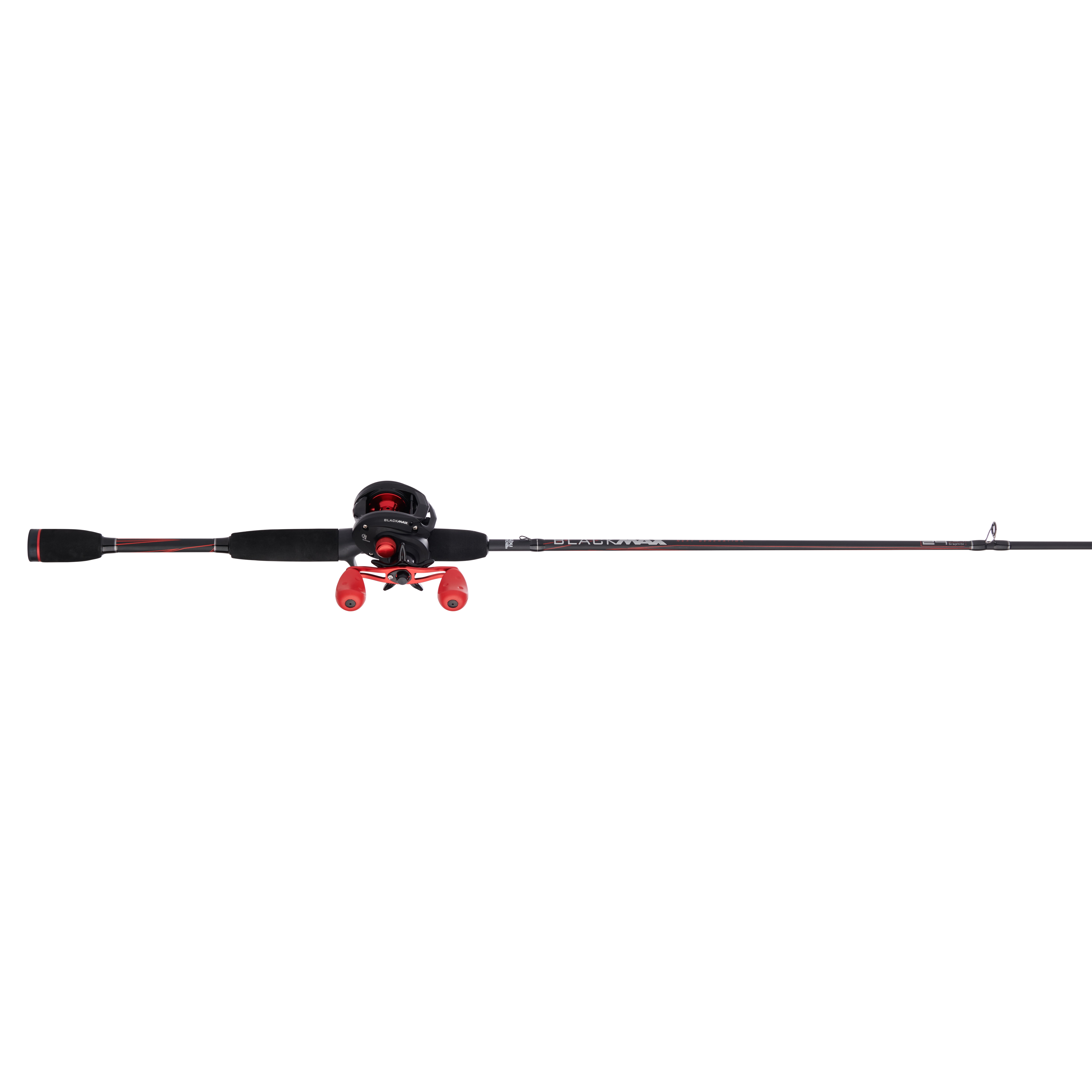 Abu Garcia Black Max Low Profile Baitcasting Reel and Fishing Rod Combo 
