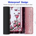 thumbnail image 4 of Pink Cute Desk Mat Mouse Pad Gaming Desk Pad XXL, Pastel Strawberry Milk Mousepad Large, Aesthetic Laptop Keyboard Mats for Desk, Full Desk Mouse Mat for Women Girl, 4 of 6