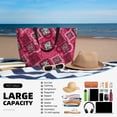 thumbnail image 5 of Kdxio Geometry for Beach Bag for Women Large Beach Tote Bag Waterproof Sandproof Swim Bag with Zipper Pockets Beach Vacation Travel, 5 of 7