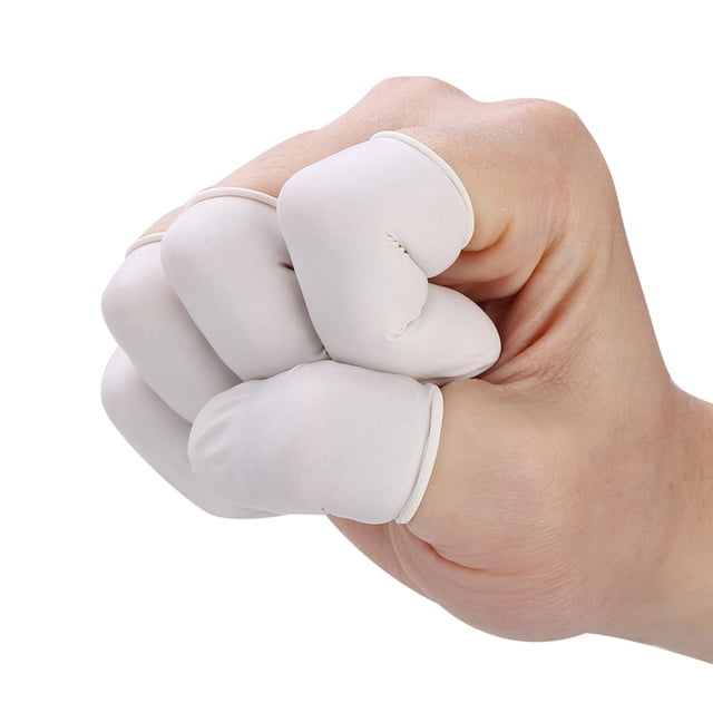 Cunas para dedos de látex, 300 piezas cunas para dedos duraderas y elás