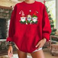 thumbnail image 5 of Towmus Christmas Sweaters for Women Funny Festive Womens Christmas Old Men Sweaters Loose Fit Cute Winter Long Sleeve Tops Casual Pullover Shirts, 5 of 6