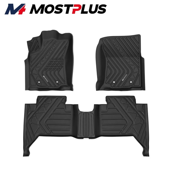 MOSTPLUS 3X All Weather Floor Mats for 2016-23 Toyota Tacoma Automatic TPE Car Liners New Condition