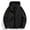 Black, variant on Sentmoon Winter Coats Plus Size Hooded Neck Long Sleeve Running Jackets for Women Zipper Solid Color Windproof Waterproof Women Clothes Fall and Winter Fashion for Running and Hiking