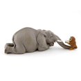 thumbnail image 2 of Top Collection Miniature Garden Elephant Reading Book with Owl, 2 of 4