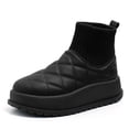 thumbnail image 1 of Botas Invierno Zapatos Boties Fueras Piel Nieve Mujeres Impermeables Aisladas para Al Aire Libre, 1 of 8