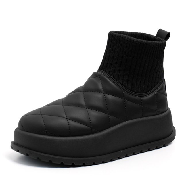 Botas Invierno Zapatos Boties Fueras Piel Nieve Mujeres Impermeables Aisladas para Al Aire Libre