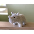 thumbnail image 5 of Peluches de animales de peluche de rinoceronte bebé para niños y niñas | Lindos peluches súper suaves para el dormitorio de los niños | Animales de peluche Safari de 8 pulgadas para niñas y niños | Ju, 5 of 5