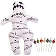 thumbnail image 2 of GRACEART 9 inch Voodoo Doll Revenge Spell with 7 pcs Skull Pins (Style-A), 2 of 10