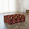 thumbnail image 3 of Fruits Foldable Mattress, Cherry Apple Orange Peach, 78.7" x 47.2", Dark Fuchsia Multicolor, by Ambesonne, 3 of 6