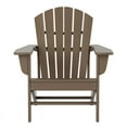 thumbnail image 3 of Allendale Outdoor Plastic Adirondack Chair With Square Fire Pit Table Set, 3 of 10