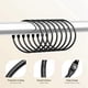 thumbnail image 2 of Shower Curtain Rings, Shower Curtain Rings Rust Proof, Gold, 2 of 5