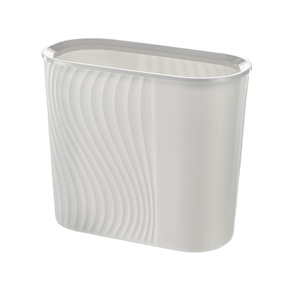 Tahtuvzn School Storage & Organization Wastebasket Striped Home Bathroom Seamless Plastic for Kitchen Garage Decor