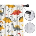 thumbnail image 4 of Blackout Kids Curtains,Dinosaur with Bones Pattern Childrens Insulated Curtains Set Of 2,Bedroom Essentials,Toddler Room Decor 42"x84", 4 of 5