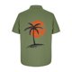 thumbnail image 5 of Mens Manga Corta Botón Abajo Camisas, Cuello de Vuelta Impresa Blusa, Top de Verano de la Moda Casual, 5 of 9