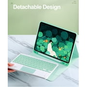 Galaxy Tab S8+ S8 Plus 2022/ S7 FE/ S7 + S7 Plus 12.4 '' Keyboard case SM-X800/X806/ T730/T733/T736/T738/T970/T975/T976/T978 Magnetic Detachable Color BT Keyboard