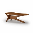 thumbnail image 2 of Camaflexi Mid Century Coffee Table, Solid Pine Wood Living Room Coffee Table, Castanho, 2 of 7
