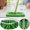Green, variant on Absorbent Flat Mop Cloth Replacement Cover for Household Cleaning Use Dry and Wet