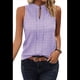 thumbnail image 2 of Top Sin Mangas con Cuello en V de Color Liso para Mujer, , Talla XL, 2 of 7