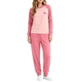 thumbnail image 5 of ITSAME Girls 2 Piece Loungewear Outfit Raglan Sleeve Crewneck Pullover and Pants Warm Sleepwear Set Size 11, 5 of 6