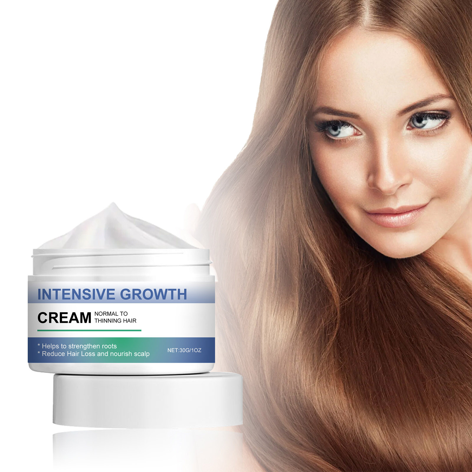 Intensive GrowthShampoo Natural Darkening Shampoo compatible with ...