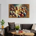 thumbnail image 6 of Jesus And The Children Jesus Blessing The Children Posters Art Print Wall Photo Paint Poster Hanging Picture Family Bedroom Decor Gift 24x36inch(60x90cm), 6 of 6