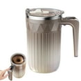 thumbnail image 4 of Stirring Mug 450ml Cup with Detachable Stirrer Rechargeable Automatic Stirring Cup for Tea Beverages Drink Birthday Home Kitchen Cafe, E-AD, 4 of 9