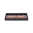thumbnail image 4 of Contemporary Home Living 15.75" Black and Red Union Jack Rectangular Tray, 4 of 5