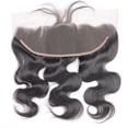 thumbnail image 6 of Ear To Ear 13x4 Lace Frontal Closure Straight Human Hair Extensions Virgin Brazilian Human Hair Lace Closure Invisible Natural Body Wave Curly Hair, 6 of 8