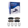 thumbnail image 5 of Detroit Axle - 4-Lug Brake Kit for 2001-2006 Nissan Sentra 1.8L, Front Brake Rotors Rear Brake Drums Front Ceramic Brake Pads Rear Semi-metallic Brake Shoes: 10.10'' Front Rotors, 5 of 7