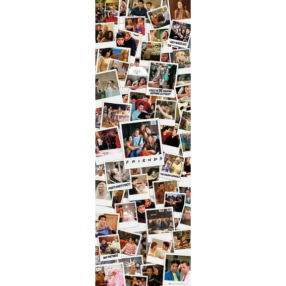 Friends Polaroids Poster (21 x 62)